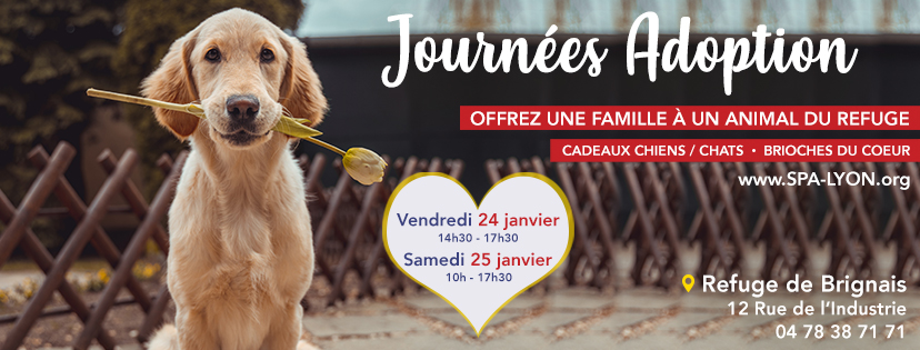 Journées adoption Brignais 24-25 janvier 2020