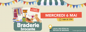 Visuel braderie SPA Lyon du 6 mai 2026