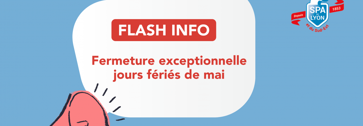 Fermeture jours fériés mai